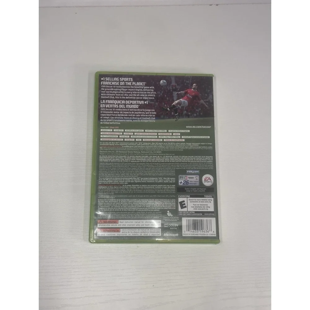 FIFA Soccer 12 Xbox 360 Complete CIB EA Sports